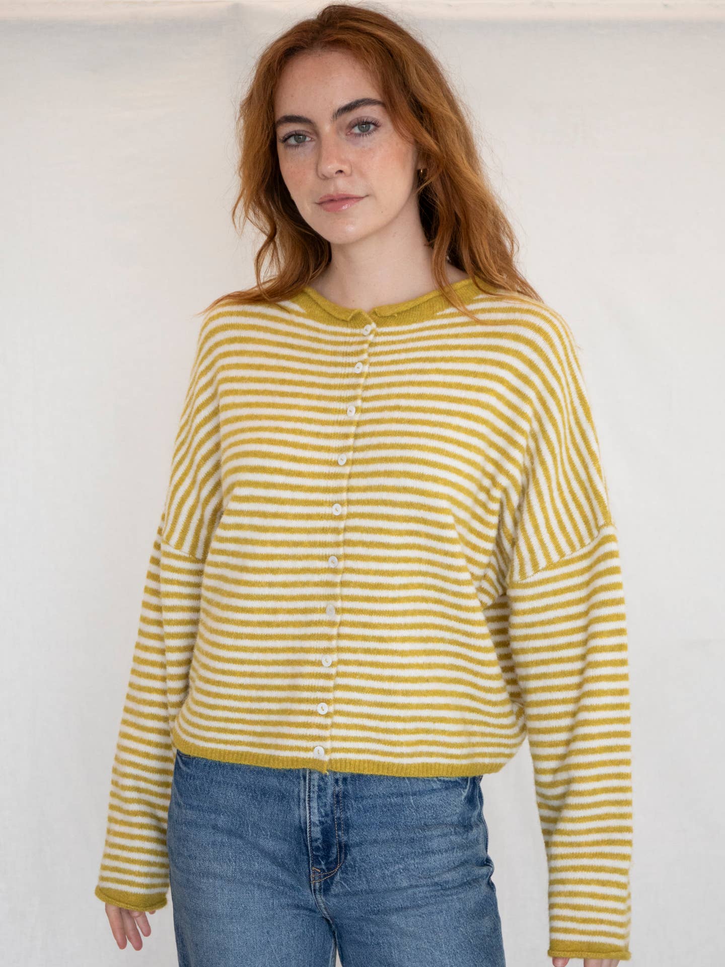THE Striped Cardigan-Sweaters-Vixen Collection, Day Spa and Women's Boutique Located in Seattle, Washington