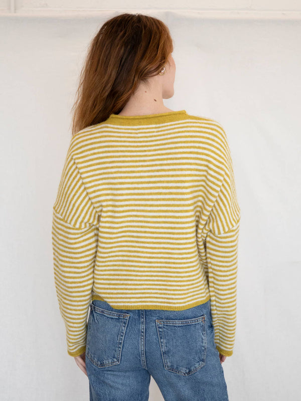 THE Striped Cardigan-Sweaters-Vixen Collection, Day Spa and Women's Boutique Located in Seattle, Washington