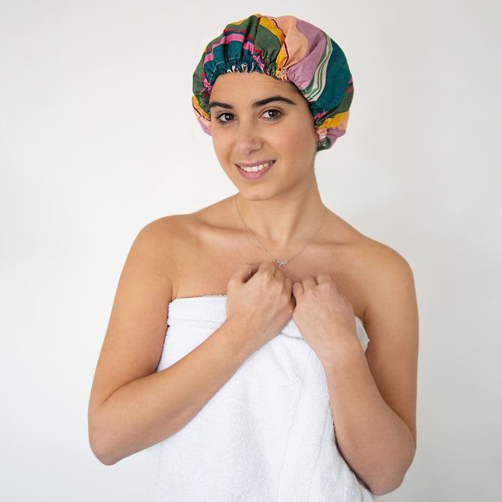 Liberty Shower Cap-Hair Accessories-Vixen Collection, Day Spa and Women's Boutique Located in Seattle, Washington