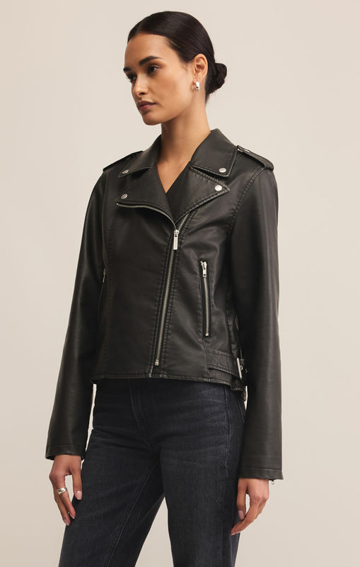 Alchemy Moto Jacket-Jackets-Vixen Collection, Day Spa and Women's Boutique Located in Seattle, Washington