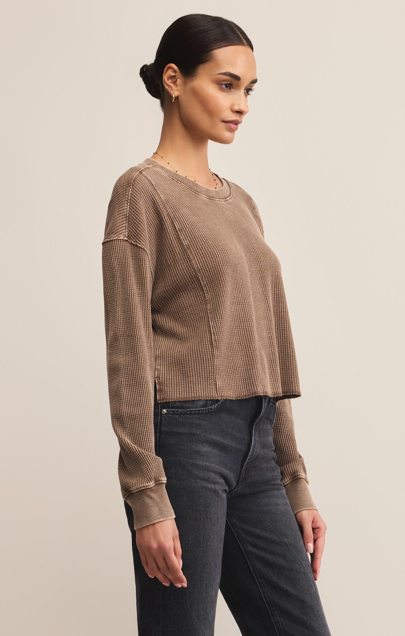 Angel Mini Thermal Top-Long Sleeves-Vixen Collection, Day Spa and Women's Boutique Located in Seattle, Washington