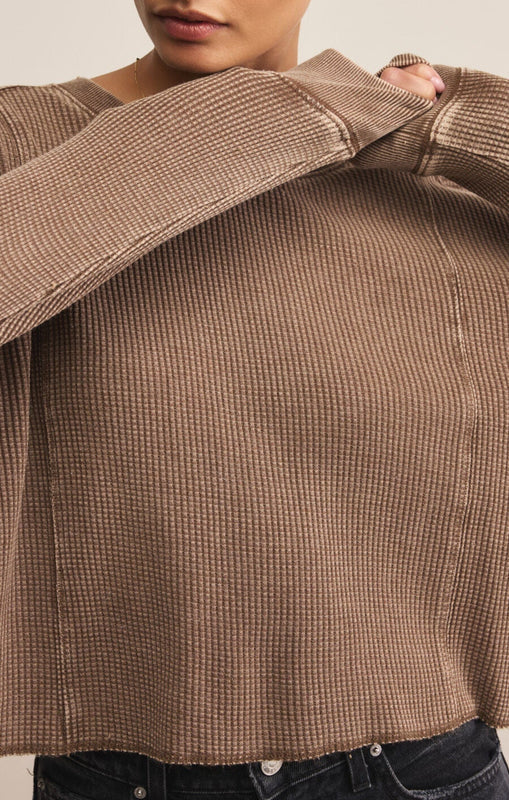 Angel Mini Thermal Top-Long Sleeves-Vixen Collection, Day Spa and Women's Boutique Located in Seattle, Washington