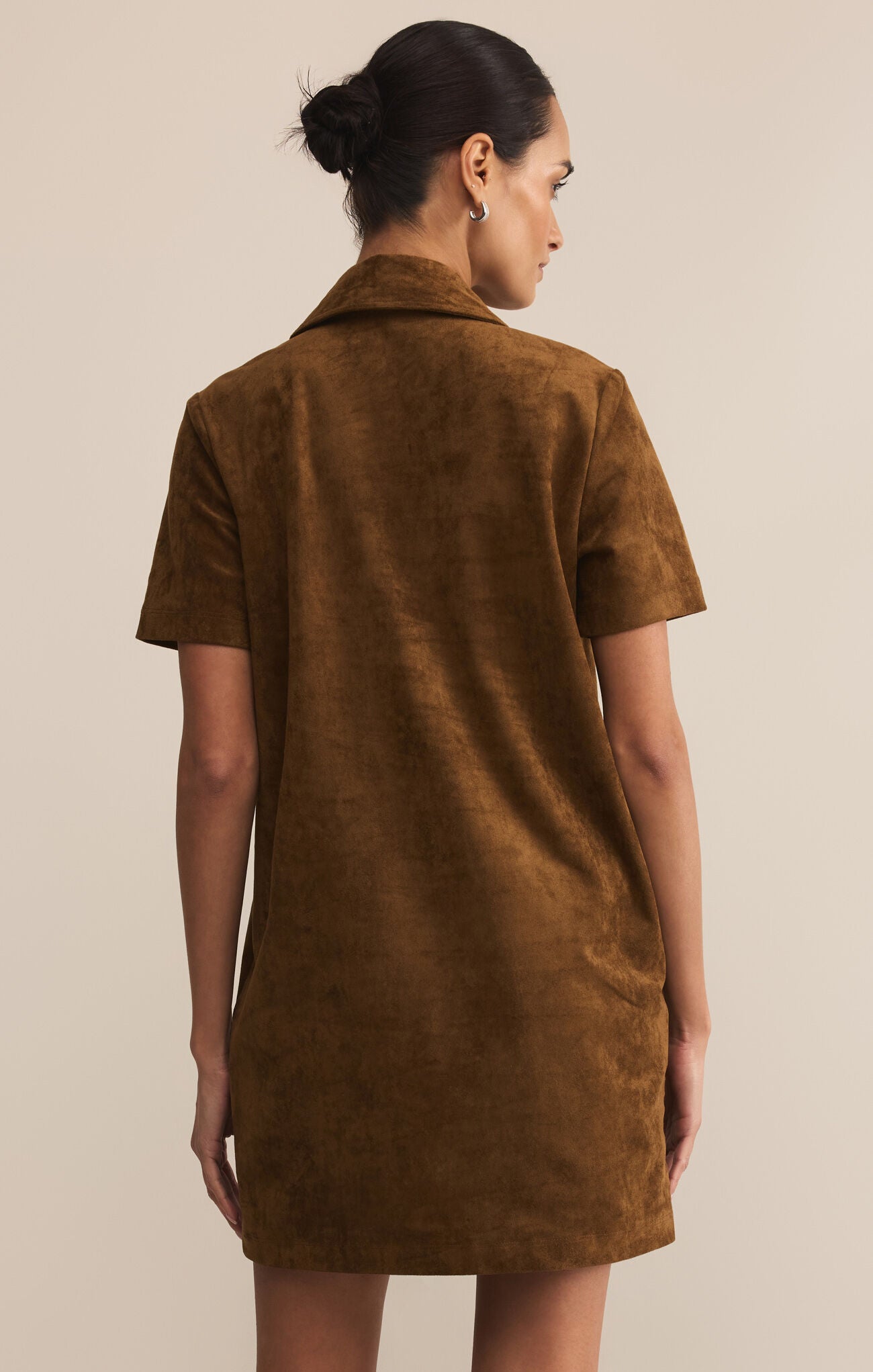 Sydney Suede Mini Dress-Dresses-Vixen Collection, Day Spa and Women's Boutique Located in Seattle, Washington