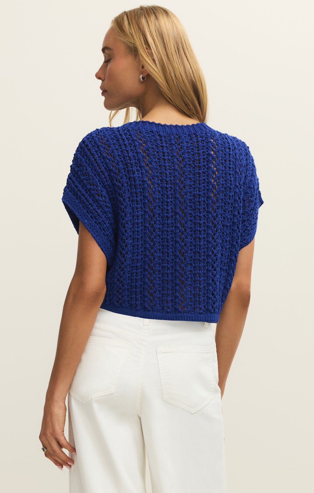 Ballast Crochet Top-Short Sleeves-Vixen Collection, Day Spa and Women's Boutique Located in Seattle, Washington