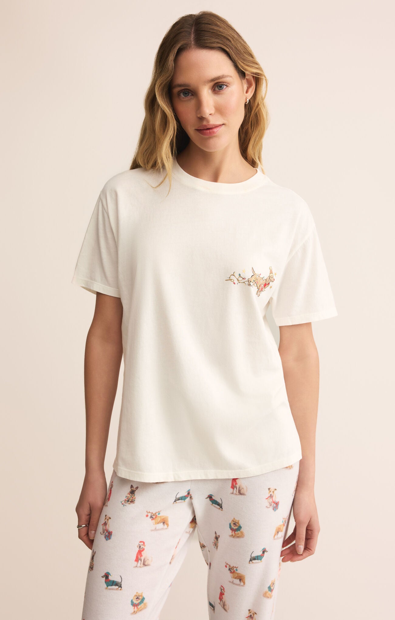 Bestie Boyfriend Tee-Short Sleeves-Vixen Collection, Day Spa and Women's Boutique Located in Seattle, Washington