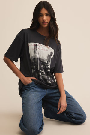 Big Apple City Tee-Short Sleeves-Vixen Collection, Day Spa and Women's Boutique Located in Seattle, Washington