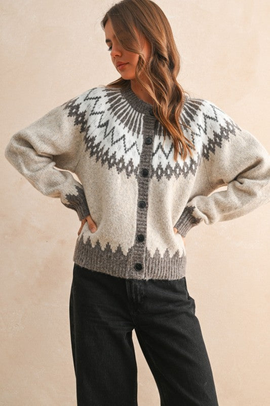 Alpine Thread Cardigan-Sweaters-Vixen Collection, Day Spa and Women's Boutique Located in Seattle, Washington