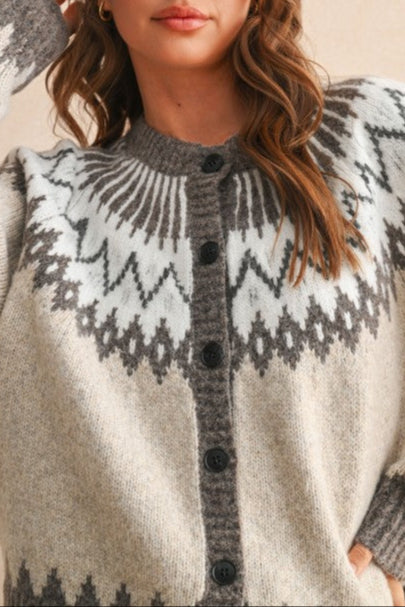 Alpine Thread Cardigan-Sweaters-Vixen Collection, Day Spa and Women's Boutique Located in Seattle, Washington