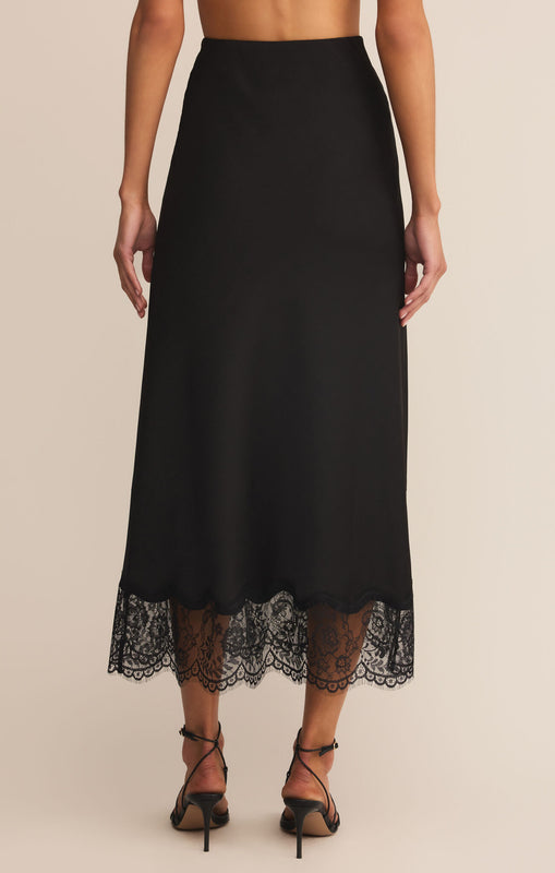 Cinder Lace Midi Skirt-Skirts-Vixen Collection, Day Spa and Women's Boutique Located in Seattle, Washington