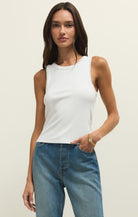 Clarke Rib Tank-Tank Tops-Vixen Collection, Day Spa and Women's Boutique Located in Seattle, Washington