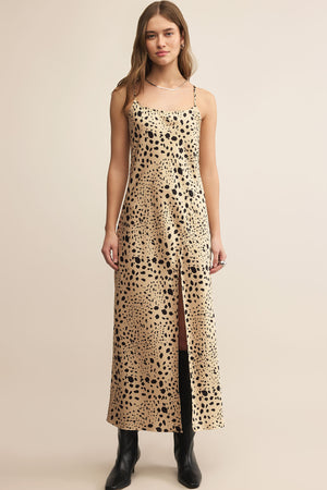 Crystal Savanna Midi Dress-Dresses-Vixen Collection, Day Spa and Women's Boutique Located in Seattle, Washington