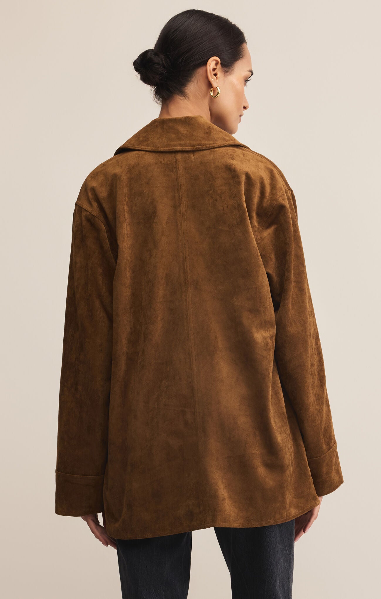 Decker Suede Chore Jacket-Jackets-Vixen Collection, Day Spa and Women's Boutique Located in Seattle, Washington