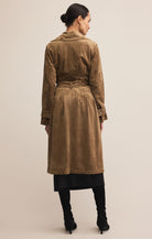 Dorian Suede Trench-Outerwear-Vixen Collection, Day Spa and Women's Boutique Located in Seattle, Washington