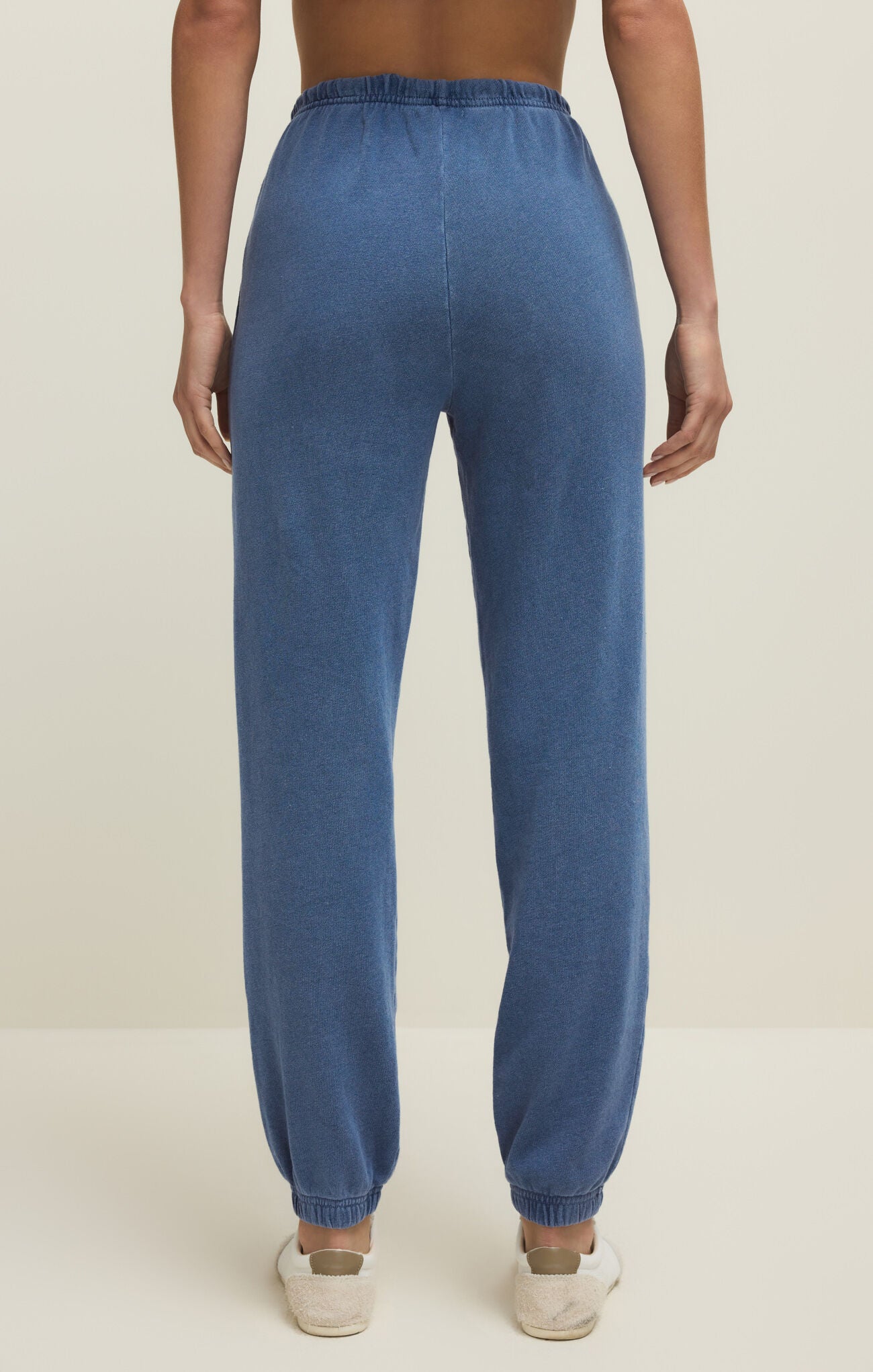 Downtown Knit Denim Jogger-Joggers-Vixen Collection, Day Spa and Women's Boutique Located in Seattle, Washington
