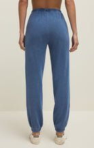 Downtown Knit Denim Jogger-Joggers-Vixen Collection, Day Spa and Women's Boutique Located in Seattle, Washington