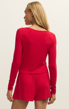 Felt Cute LS Rib Top-Long Sleeves-Vixen Collection, Day Spa and Women's Boutique Located in Seattle, Washington