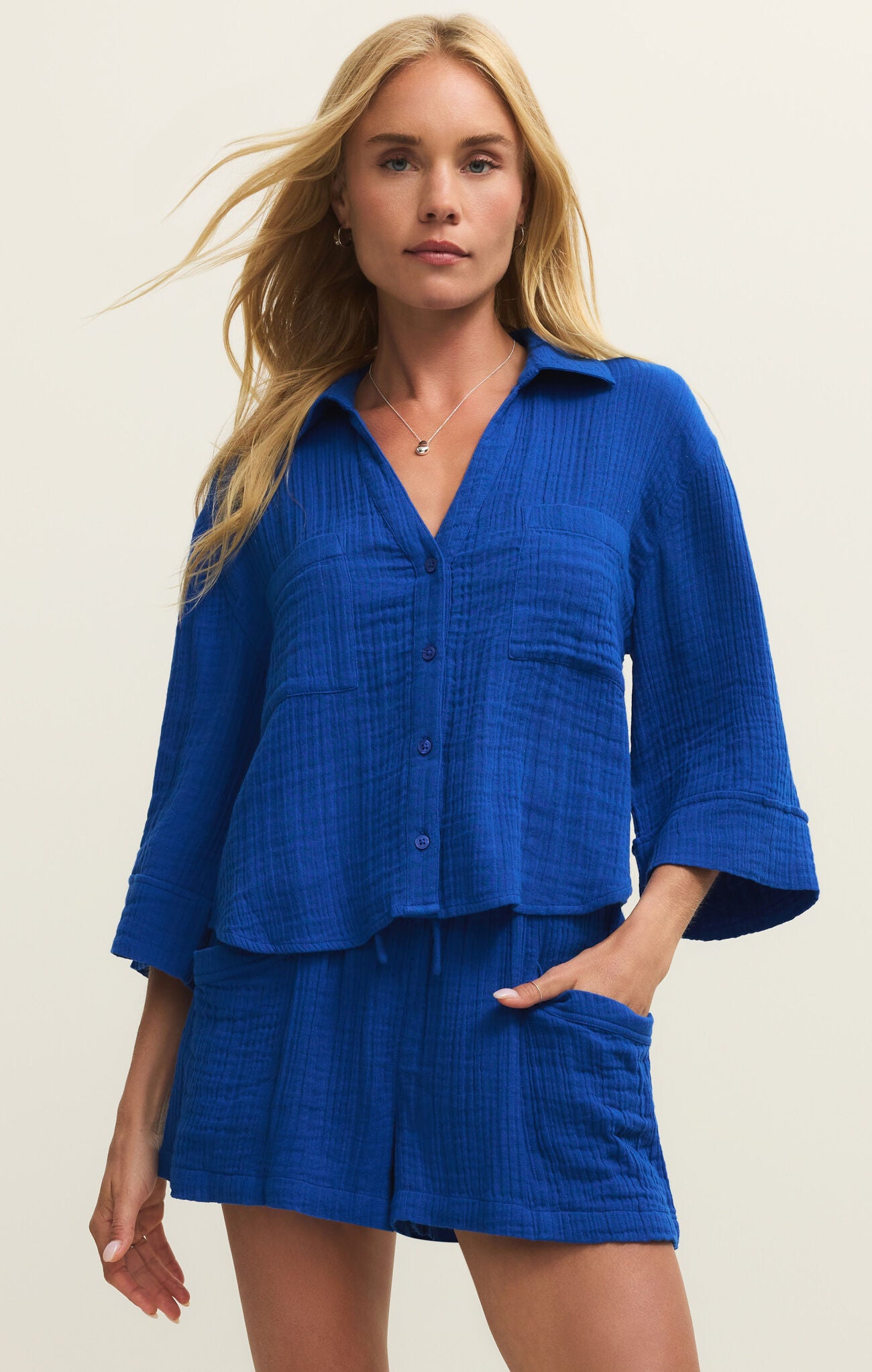 Helena Shirt-Long Sleeves-Vixen Collection, Day Spa and Women's Boutique Located in Seattle, Washington
