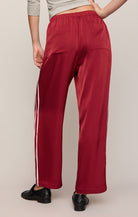 In Stride Satin Track Pant-Bottoms-Vixen Collection, Day Spa and Women's Boutique Located in Seattle, Washington