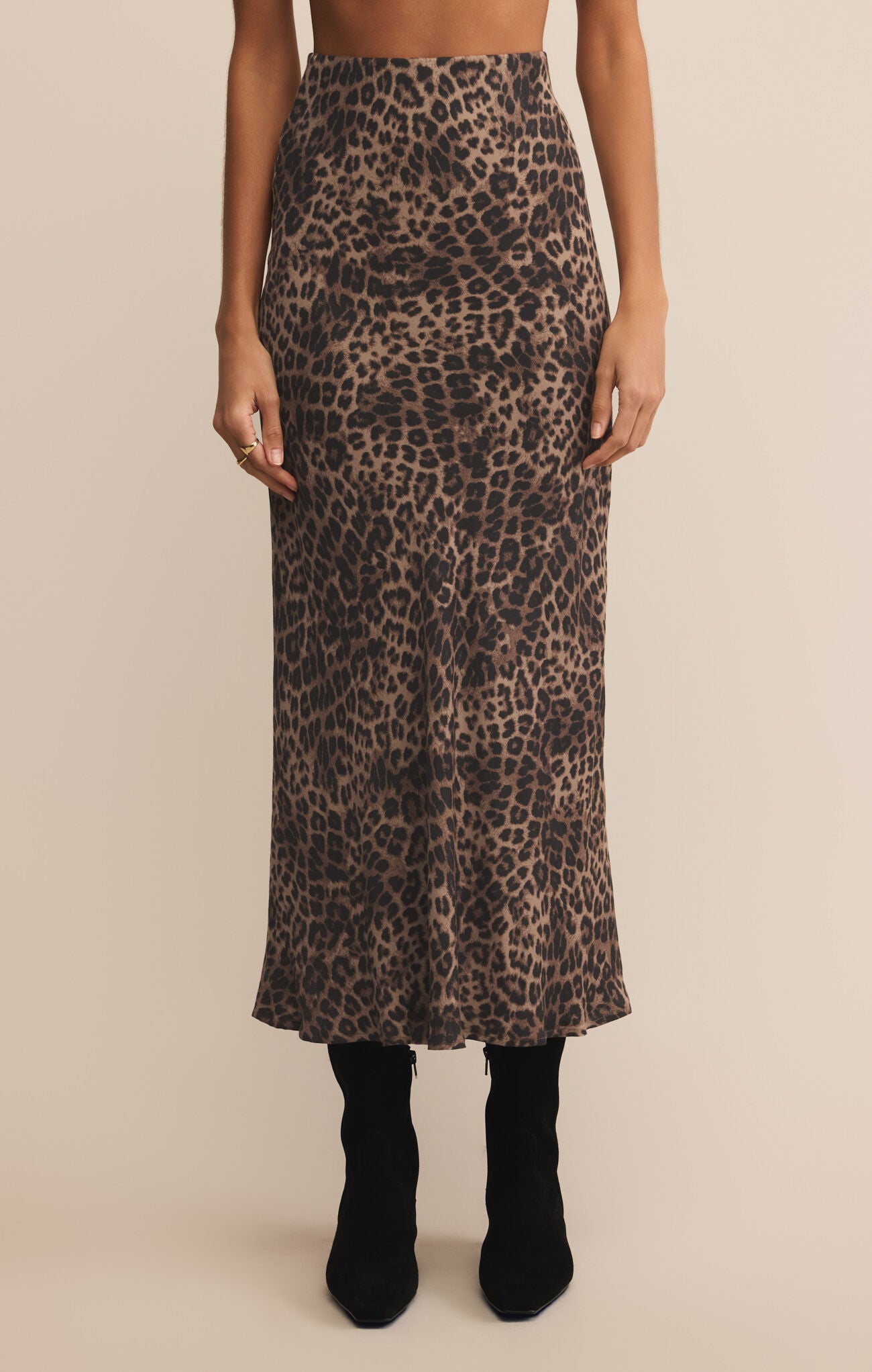 Izabel Leopard Skirt-Skirts-Vixen Collection, Day Spa and Women's Boutique Located in Seattle, Washington