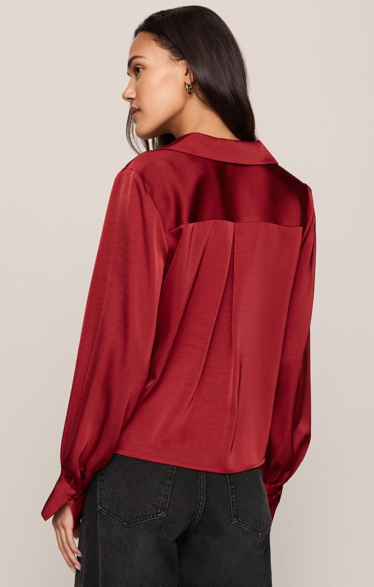 Late Night Luxe Button Up-Tops-Vixen Collection, Day Spa and Women's Boutique Located in Seattle, Washington