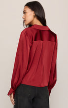 Late Night Luxe Button Up-Tops-Vixen Collection, Day Spa and Women's Boutique Located in Seattle, Washington