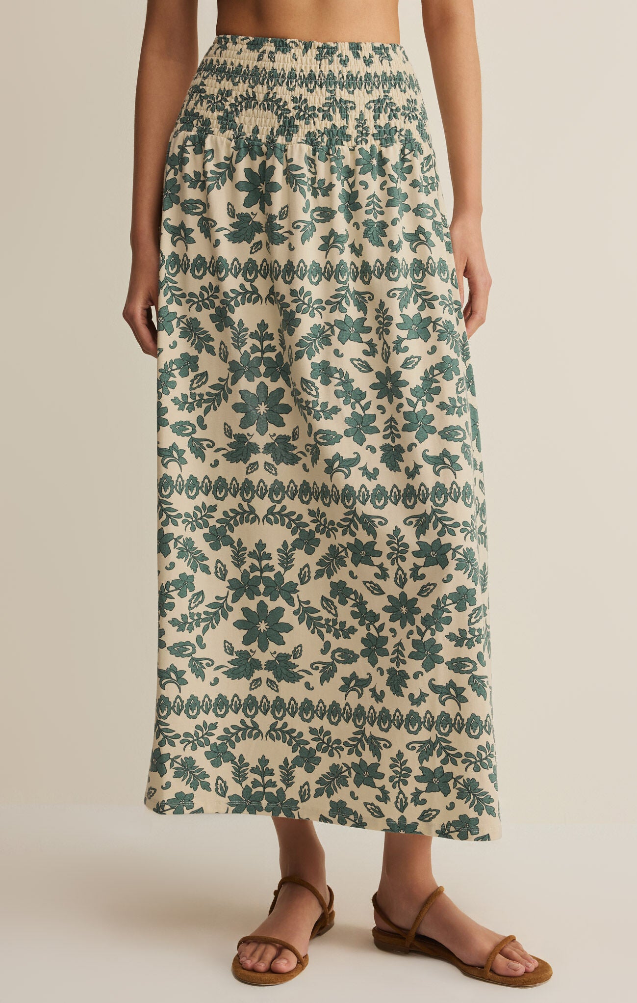 Leya Tera Paisley Maxi Skirt-Bottoms-Vixen Collection, Day Spa and Women's Boutique Located in Seattle, Washington