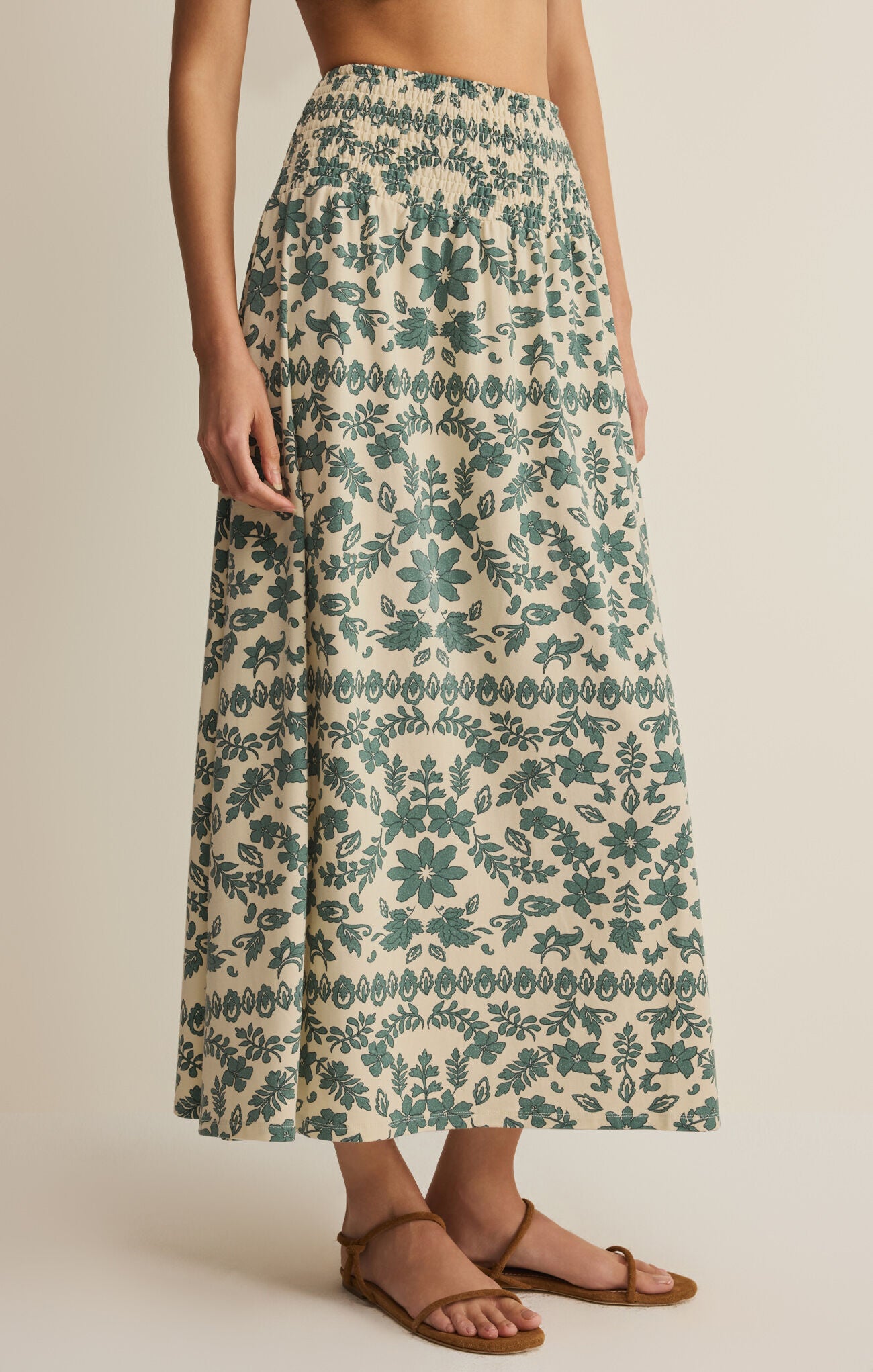 Leya Tera Paisley Maxi Skirt-Bottoms-Vixen Collection, Day Spa and Women's Boutique Located in Seattle, Washington