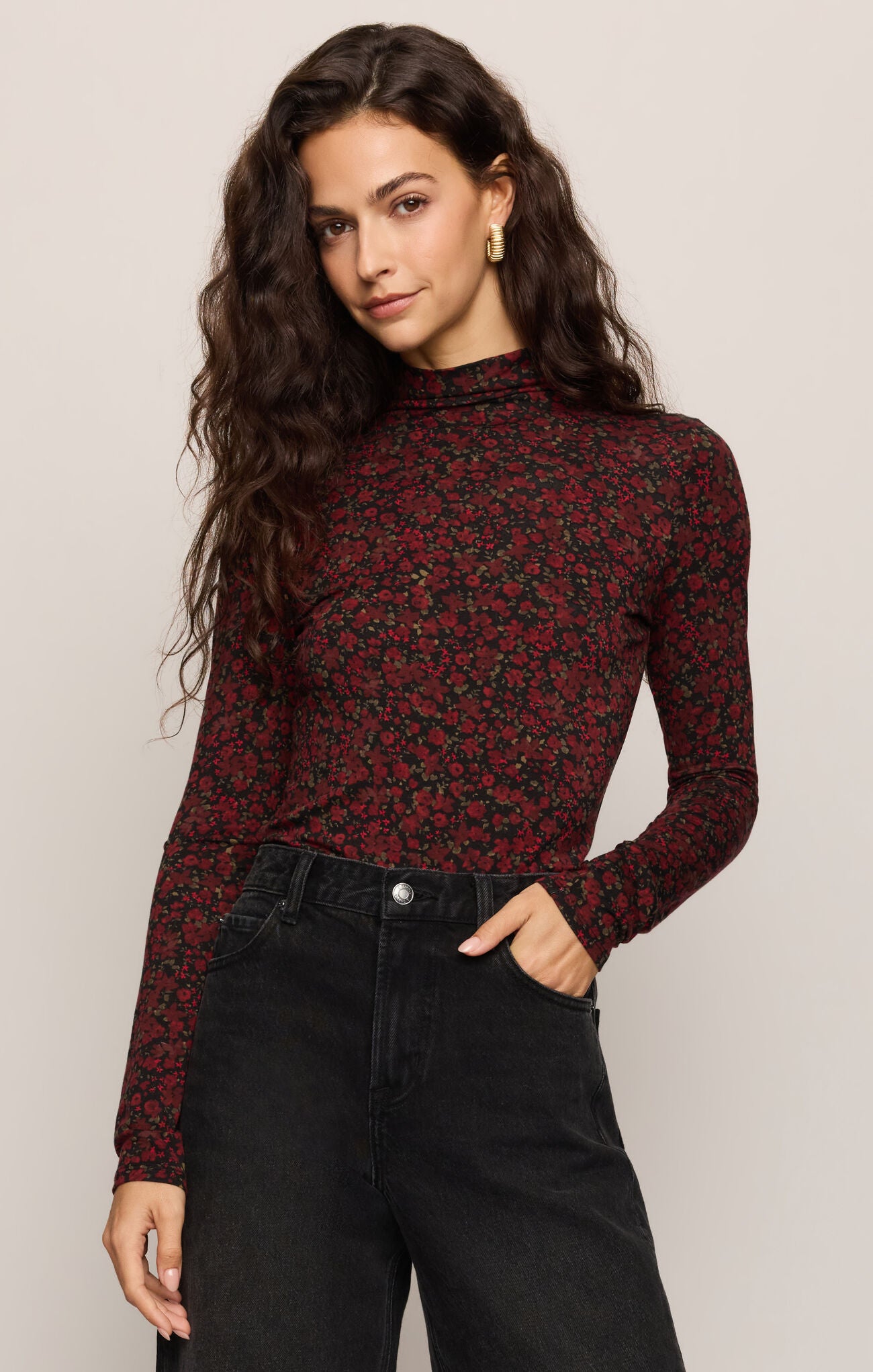 Lira Dani Ditsy Top-Tops-Vixen Collection, Day Spa and Women's Boutique Located in Seattle, Washington