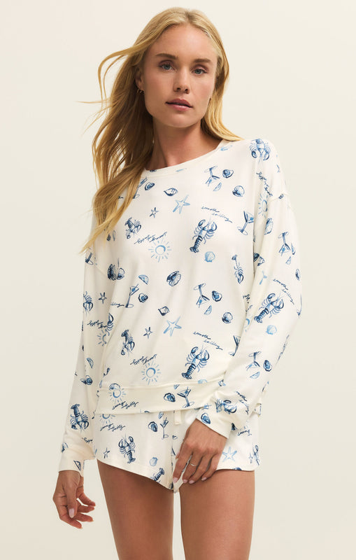 Lost at Sea LS Top-Long Sleeves-Vixen Collection, Day Spa and Women's Boutique Located in Seattle, Washington
