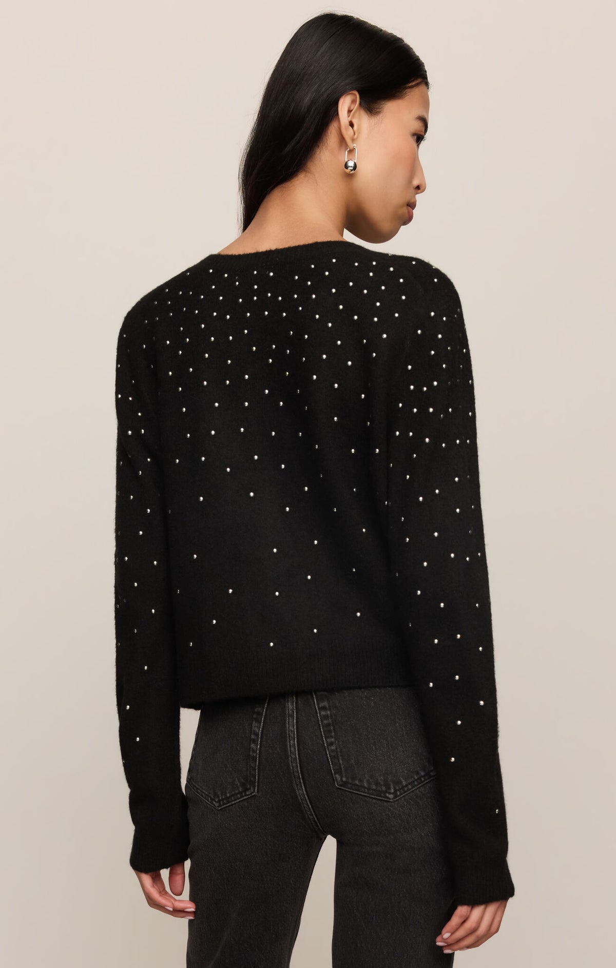 Medina Studded Cardigan-Tops-Vixen Collection, Day Spa and Women's Boutique Located in Seattle, Washington