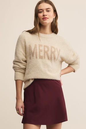 Merry Gold Sweater-Sweaters-Vixen Collection, Day Spa and Women's Boutique Located in Seattle, Washington
