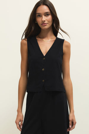 Noelle Jersey Top-Tank Tops-Vixen Collection, Day Spa and Women's Boutique Located in Seattle, Washington