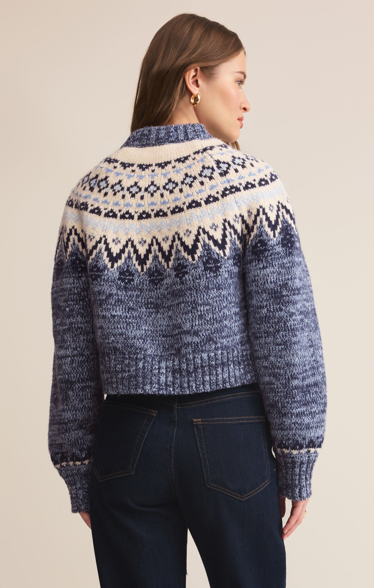 North Sea Fairisle Cardigan-Sweaters-Vixen Collection, Day Spa and Women's Boutique Located in Seattle, Washington