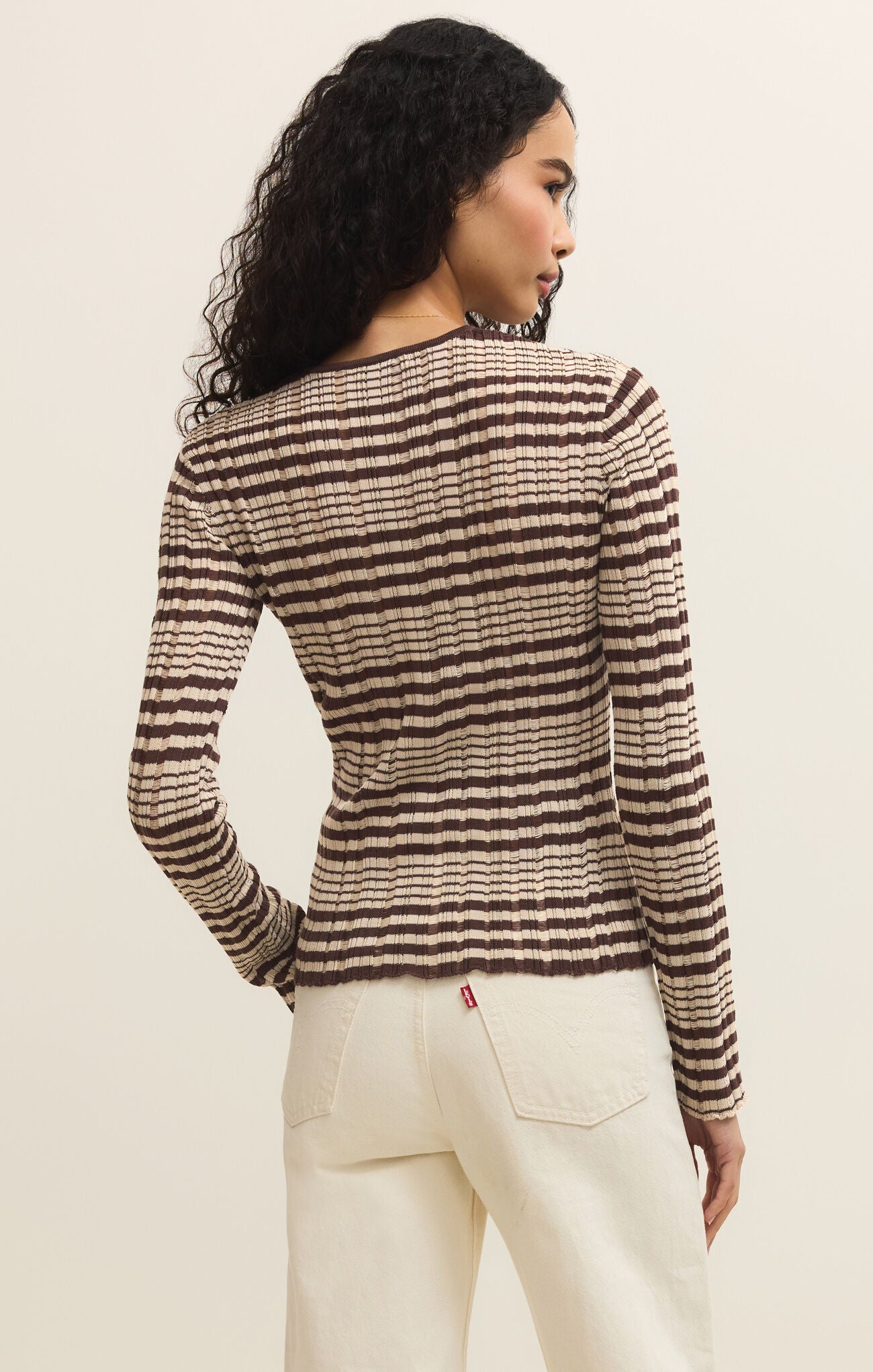 Ronnie Striped Sweater-Sweaters-Vixen Collection, Day Spa and Women's Boutique Located in Seattle, Washington