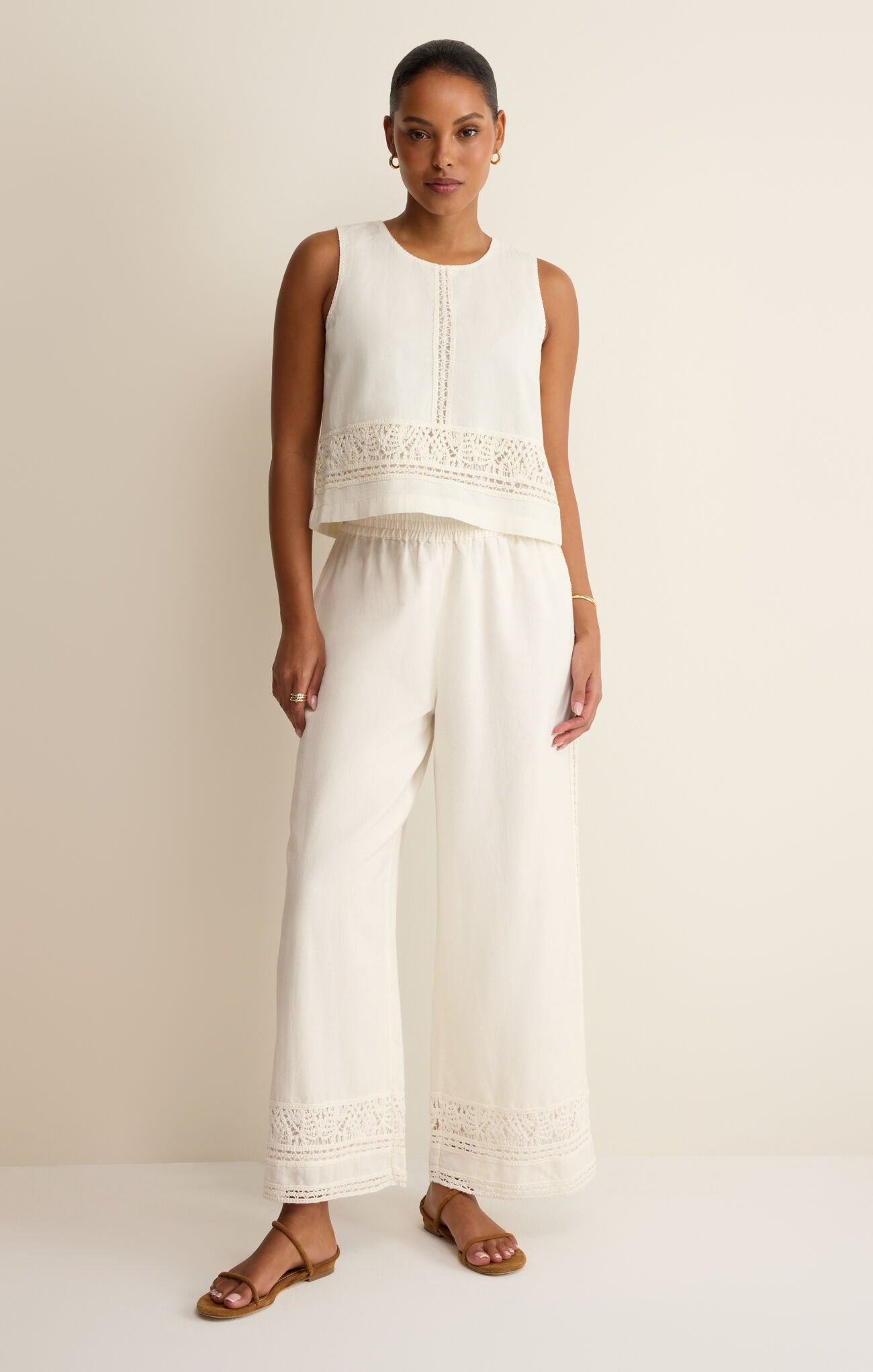 Scout Embroidered Pant-Bottoms-Vixen Collection, Day Spa and Women's Boutique Located in Seattle, Washington
