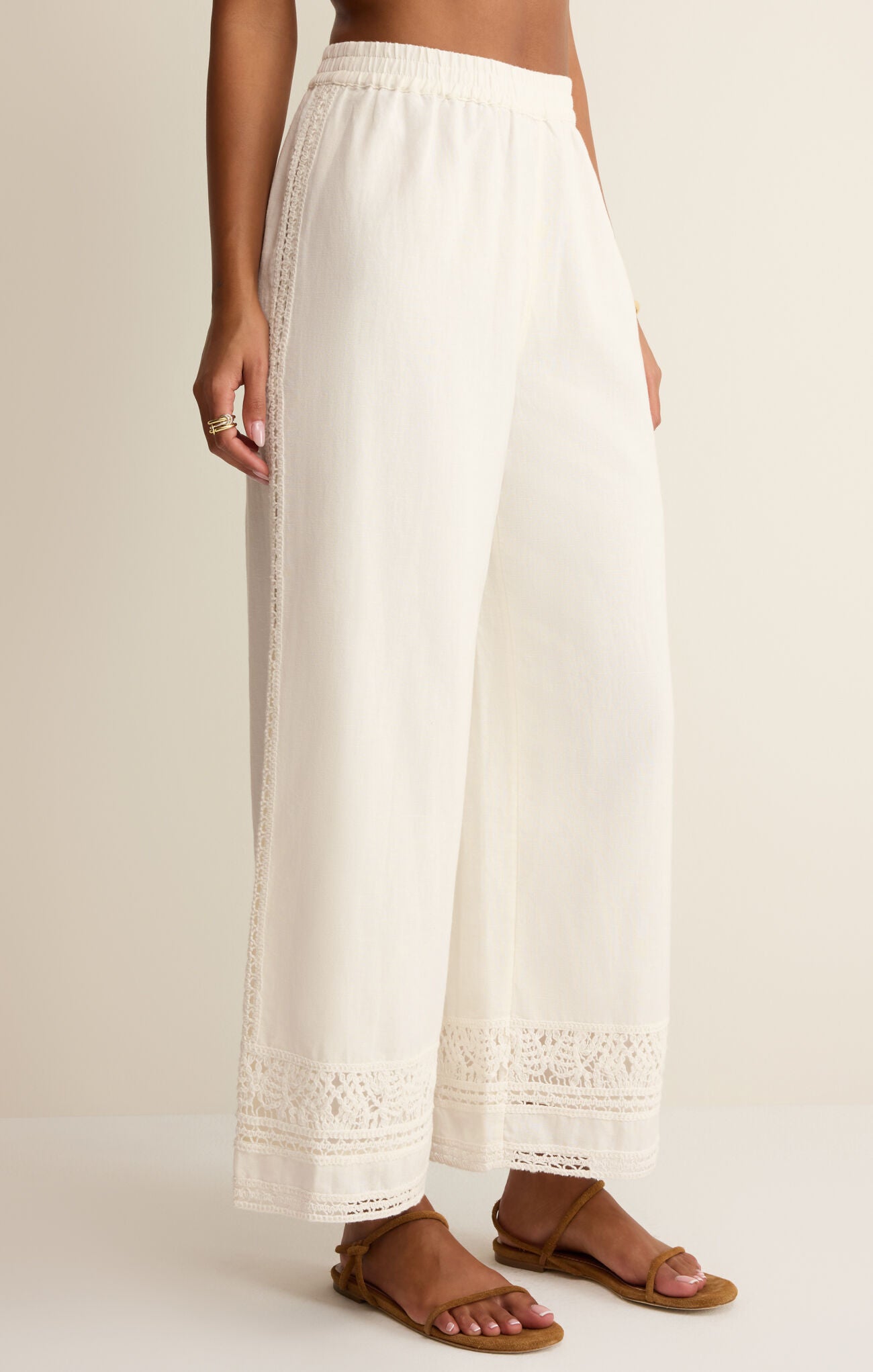 Scout Embroidered Pant-Bottoms-Vixen Collection, Day Spa and Women's Boutique Located in Seattle, Washington