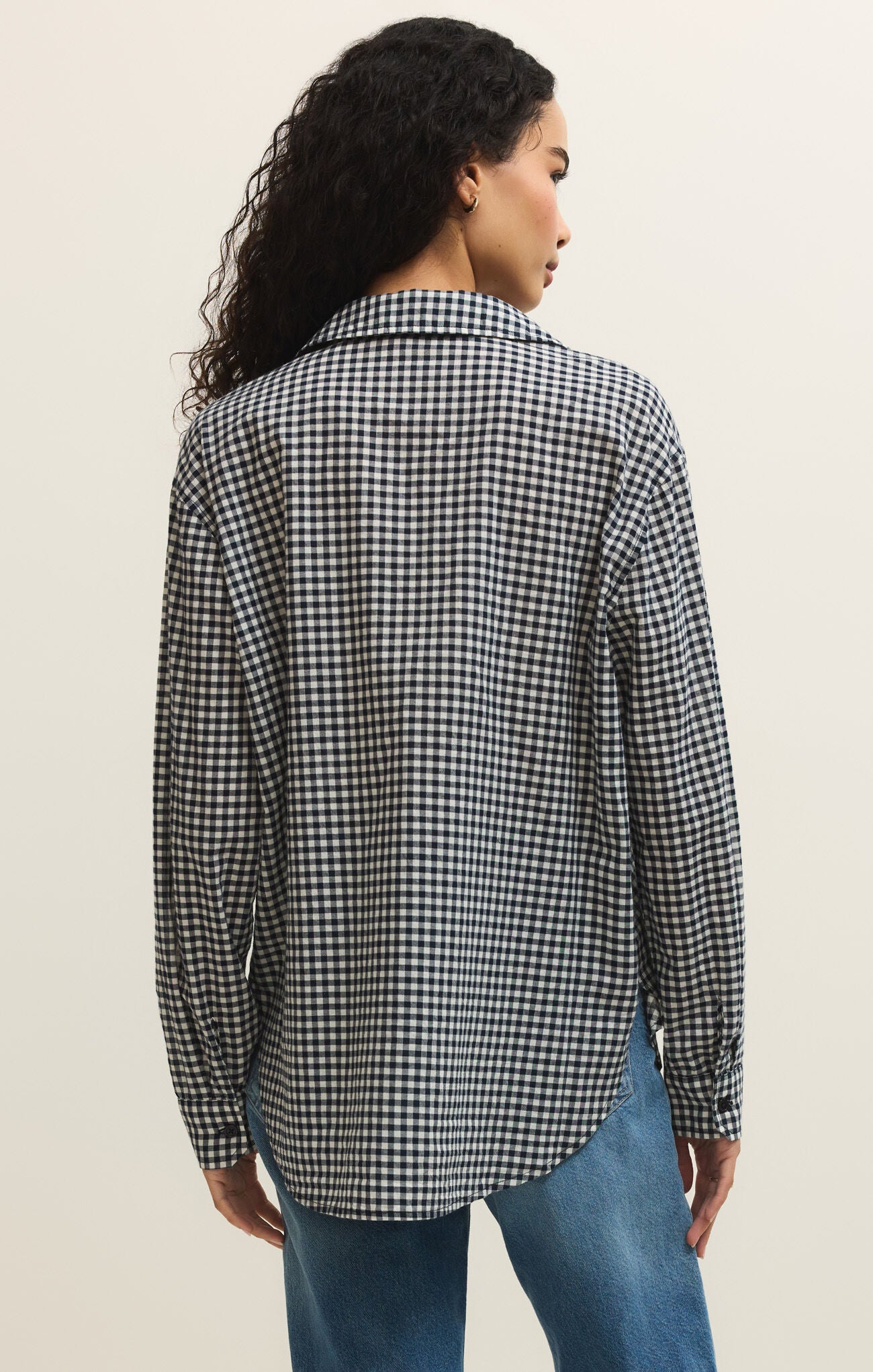 Seaport Button Up Top-Long Sleeves-Vixen Collection, Day Spa and Women's Boutique Located in Seattle, Washington