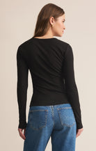 Second Skin Crew Long Sleeve-Long Sleeves-Vixen Collection, Day Spa and Women's Boutique Located in Seattle, Washington