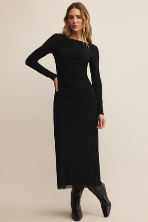 Spellbound Mesh Midi Dress-Dresses-Vixen Collection, Day Spa and Women's Boutique Located in Seattle, Washington