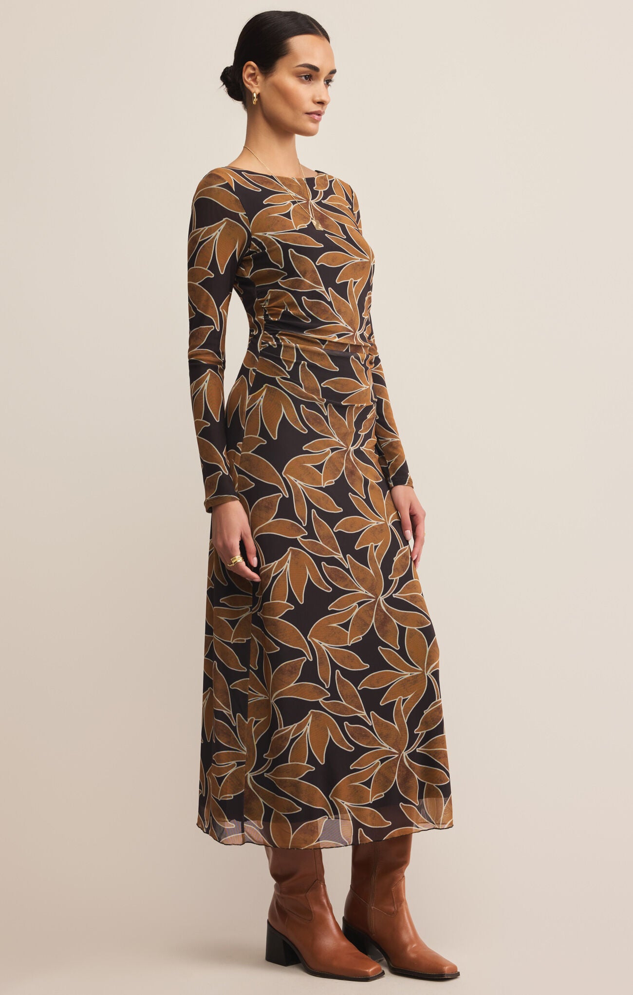 Spellbound Nox Floral Dress-Dresses-Vixen Collection, Day Spa and Women's Boutique Located in Seattle, Washington
