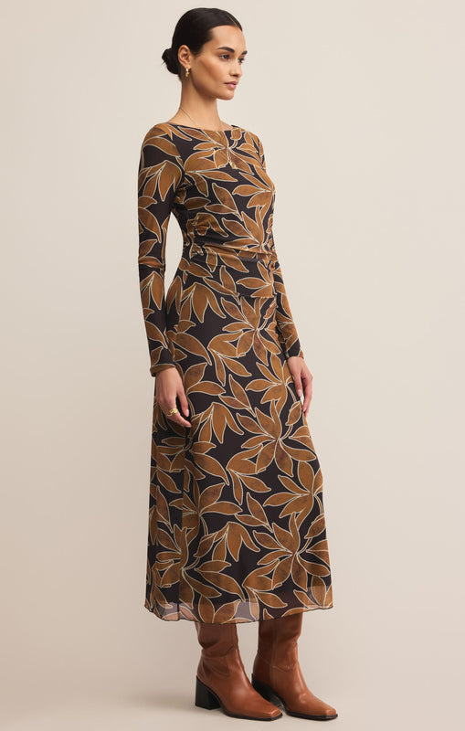 Spellbound Nox Floral Dress-Dresses-Vixen Collection, Day Spa and Women's Boutique Located in Seattle, Washington