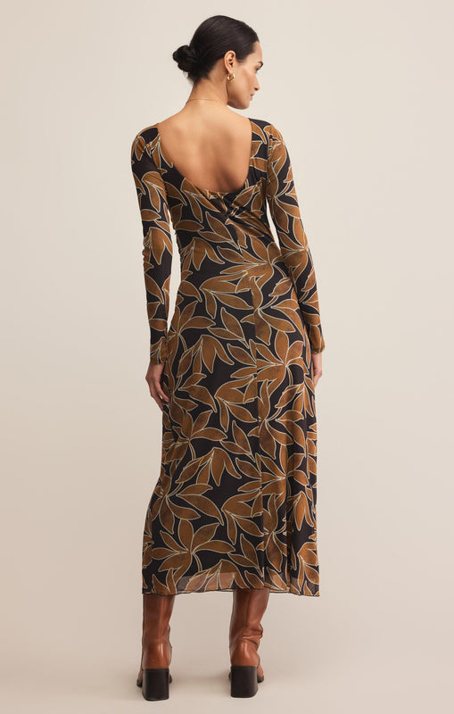 Spellbound Nox Floral Dress-Dresses-Vixen Collection, Day Spa and Women's Boutique Located in Seattle, Washington