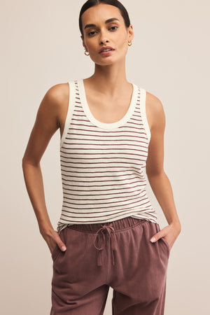 The Perfect Striped Tank-Tank Tops-Vixen Collection, Day Spa and Women's Boutique Located in Seattle, Washington