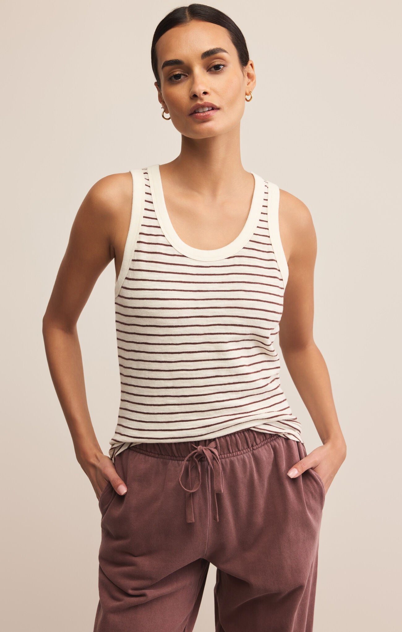 The Perfect Striped Tank-Tank Tops-Vixen Collection, Day Spa and Women's Boutique Located in Seattle, Washington