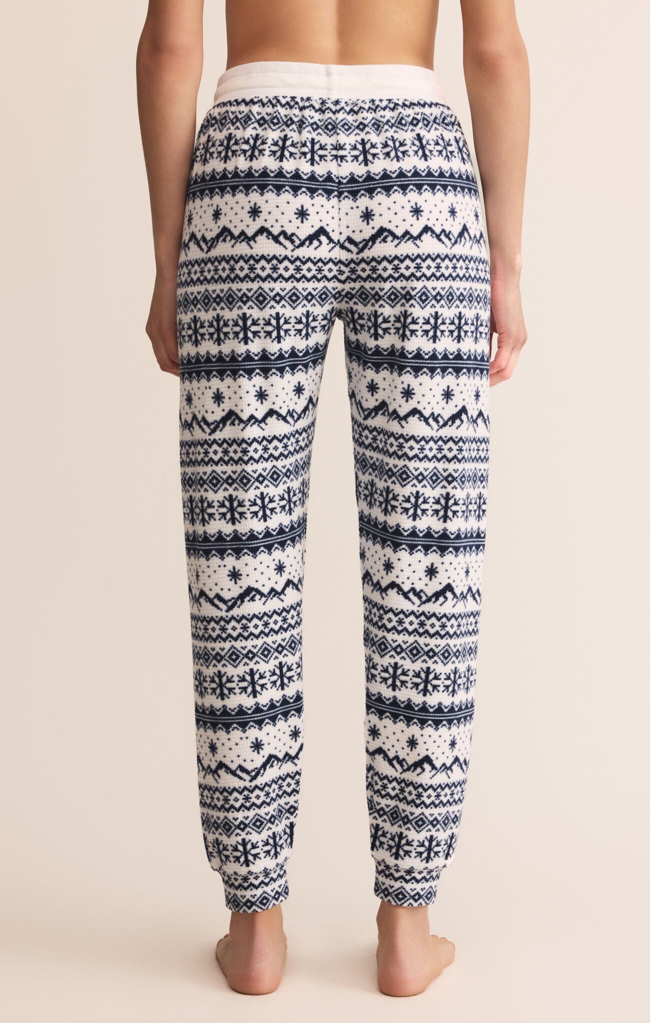 Twilight Fairisle Jogger-Loungewear Bottoms-Vixen Collection, Day Spa and Women's Boutique Located in Seattle, Washington