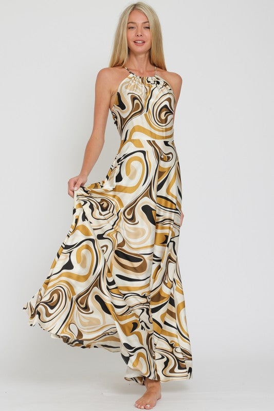 Disco Nights Maxi Dress-Dresses-Vixen Collection, Day Spa and Women's Boutique Located in Seattle, Washington