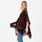 Fallen Rose Kimono-Kimonos-Vixen Collection, Day Spa and Women's Boutique Located in Seattle, Washington