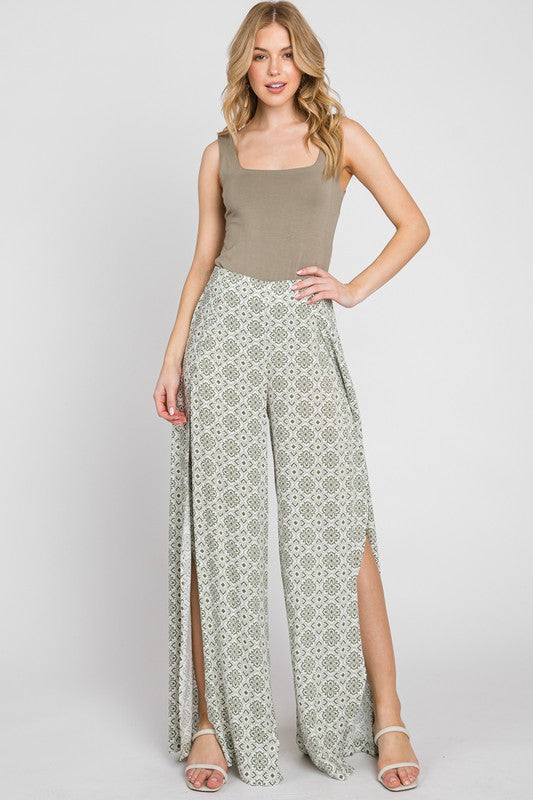 Novela Printed Pants-Pants-Vixen Collection, Day Spa and Women's Boutique Located in Seattle, Washington