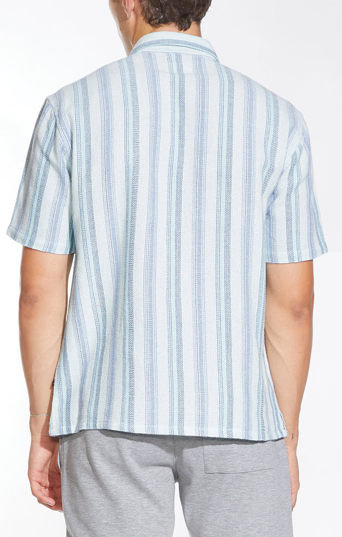 Corfu Basket Weave Shirt-Men's Tops-Vixen Collection, Day Spa and Women's Boutique Located in Seattle, Washington