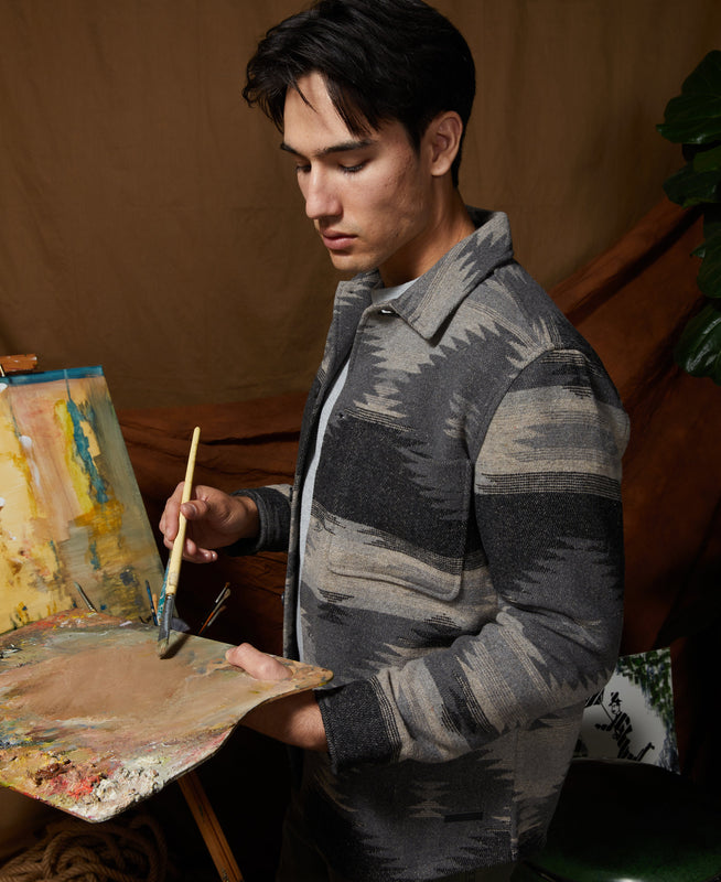 Cunningham Shacket-Men's Outerwear-Vixen Collection, Day Spa and Women's Boutique Located in Seattle, Washington